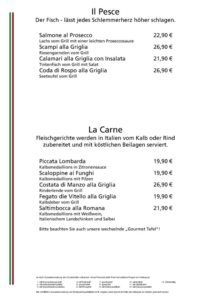 Fleisch & Fischgerichte