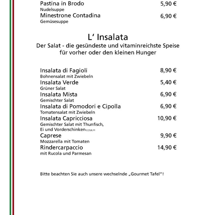 Suppen & Salate