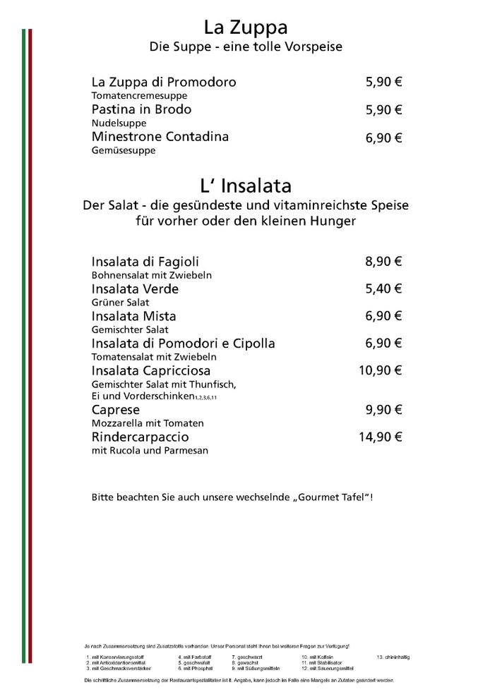 Suppen & Salate